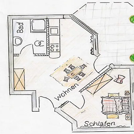 Apartmán Gaestehaus Trostelhof *